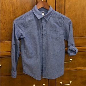 Boys Janie and jack blue -denim looking